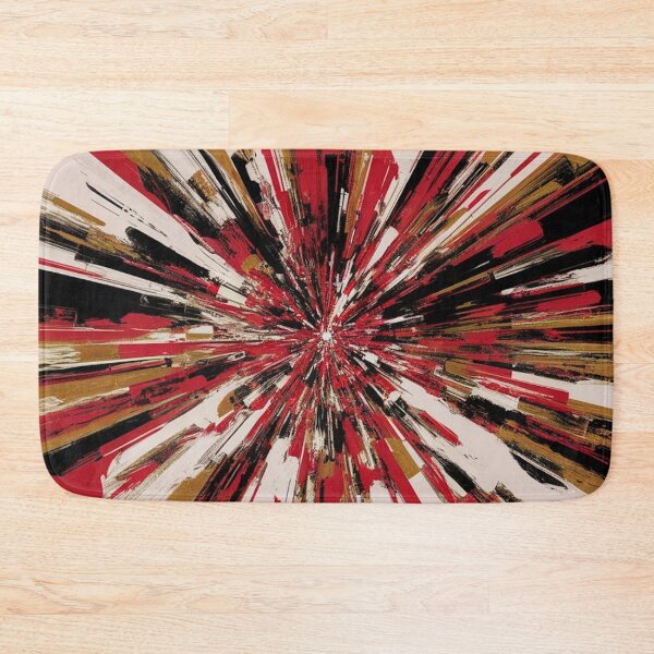 Item preview, Red Gold Abstract Speed Burst Explosion designed and sold by Ed & Harmony.