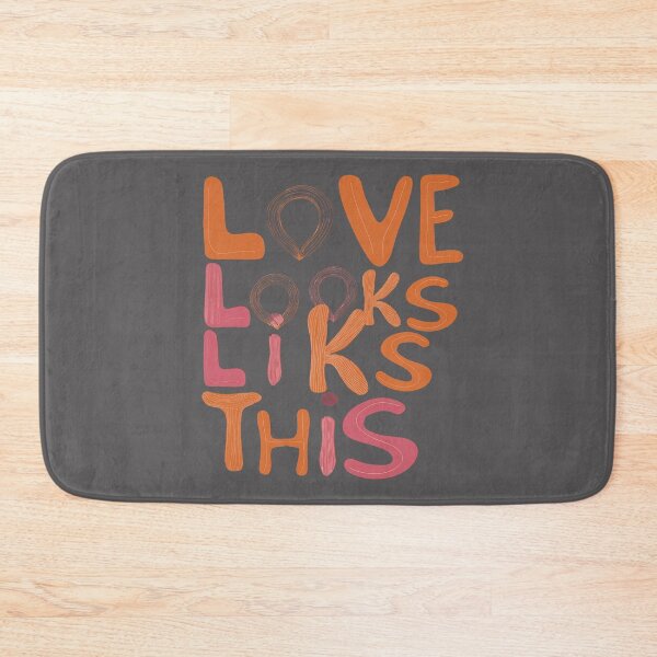 Item preview, LOVE LOOKS LIKE THIS designed and sold by TextMood.