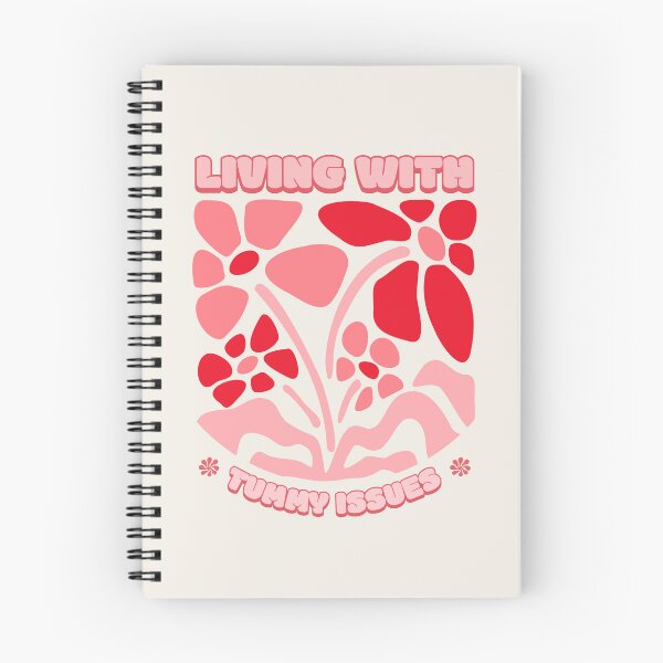 Item preview, hot girls have tummy issues – Living With Tummy Issues retro botanical badge design designed and sold by s.waniel1.