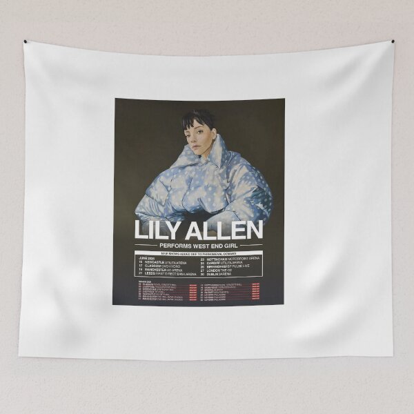 Item preview, lily allen west end girl tour 2026 poster designed and sold by blola330.
