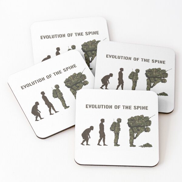 Item preview, Evolution of the spine - Military Edition designed and sold by Toricreatess.