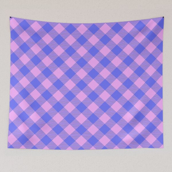 Item preview, Cute Purple Plaid Gingham - Abstract Geometric Shape Pattern - Unique Gifts For Men designed and sold by RoyalStarsPatts.