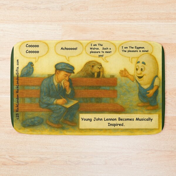 Item preview, Park Bench Puns & Musical Whimsy designed and sold by Rick London Gifts.