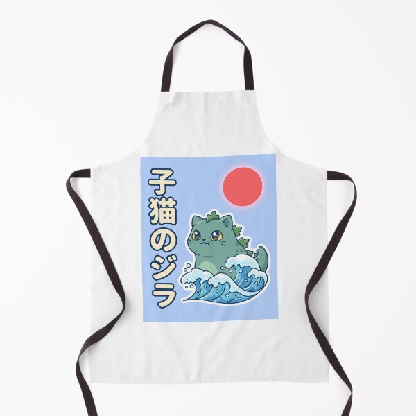 Item preview, Kawaii Kitten Godzilla Chibi Mascot Illustration for Anime Cat Lover designed and sold by chattsuede.