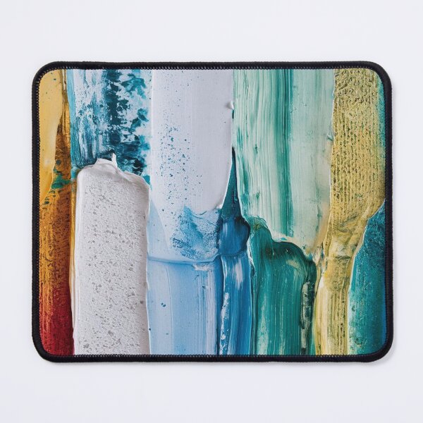 Item preview, Abstract Textured Paint Stripes Coastal Colors designed and sold by Ed & Harmony.