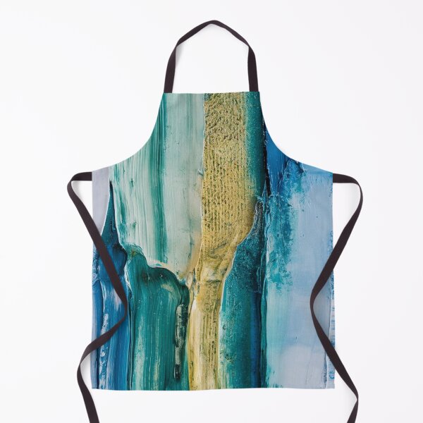 Item preview, Abstract Textured Paint Stripes Coastal Colors designed and sold by Ed & Harmony.