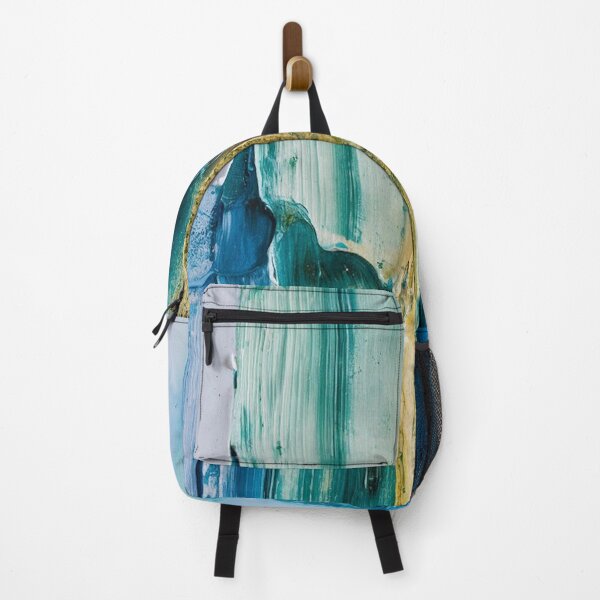 Item preview, Abstract Textured Paint Stripes Coastal Colors designed and sold by Ed & Harmony.