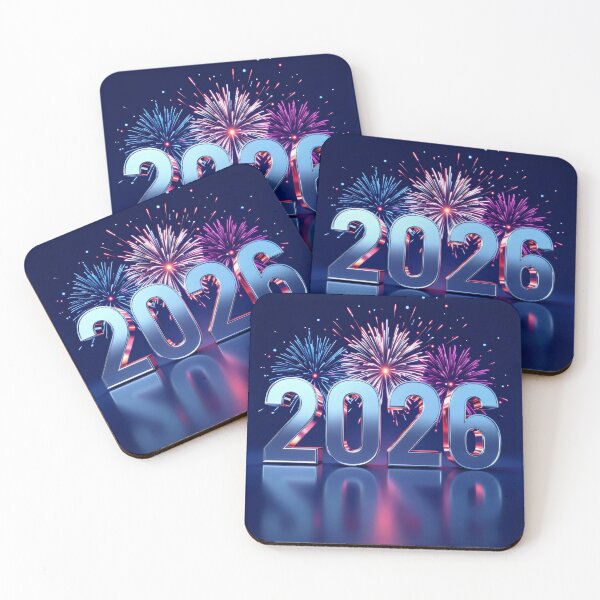 Item preview, Happy New Year 2026 with Silver Metallic Fireworks designed and sold by CrystalCove11.