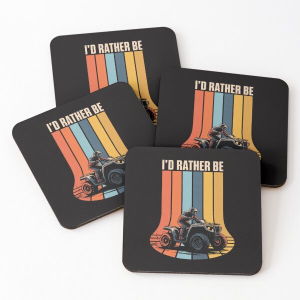 Item preview, Id Rather Be Riding Quad Bikes ATV Brap designed and sold by ForestMmost.