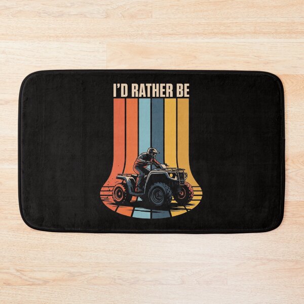 Item preview, Id Rather Be Riding Quad Bikes ATV Brap designed and sold by ForestMmost.