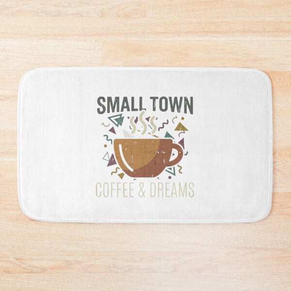 Item preview, Tipografía retro vintage de Small Town Coffee & Dreams para amantes del café designed and sold by chattsuede.
