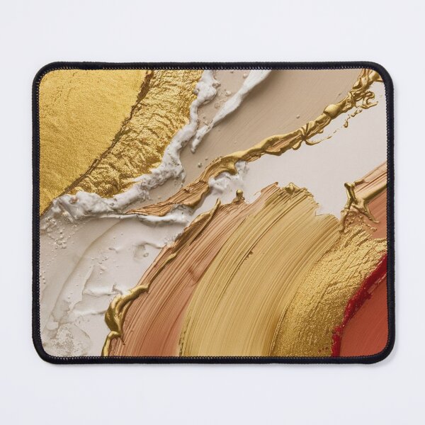 Item preview, Luxury Gold Leaf Abstract Geode Art designed and sold by Mindful Wall Art Studio.