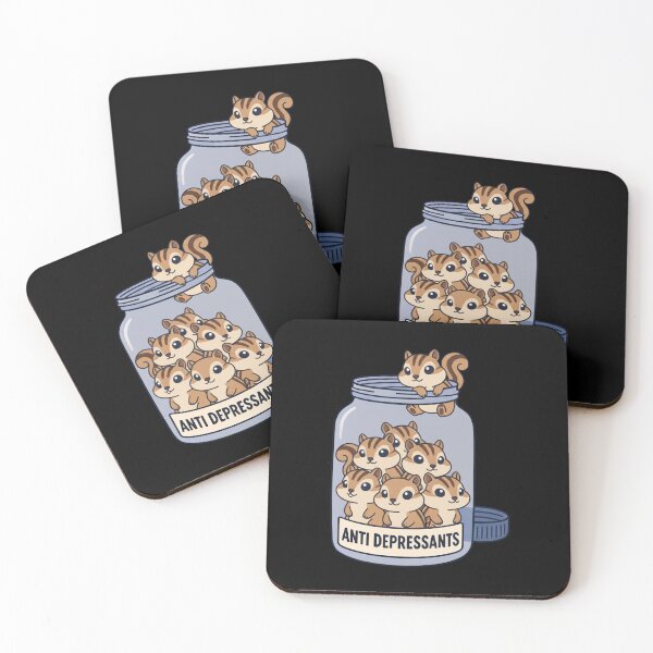 Item preview, Funny Chipmunk Anti Depressant Jar Animal Lover Boys Girls Kids designed and sold by rafaeltto.