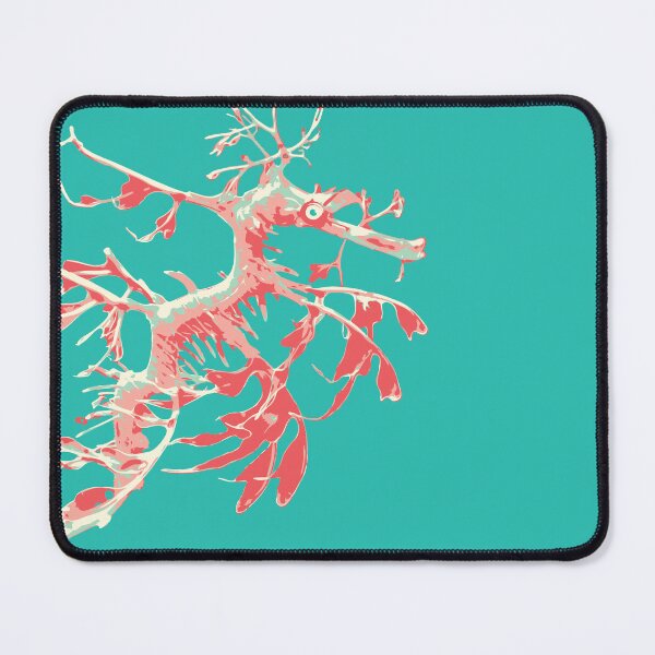 Item preview, Leafy Sea Dragon Australian marine animal orange blue designed and sold by blueidesign.
