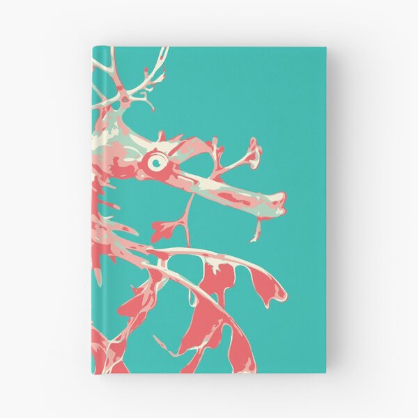 Aperçu de l'œuvre Dragon de mer feuillu Animal marin australien orange bleu créée et vendue par blueidesign.