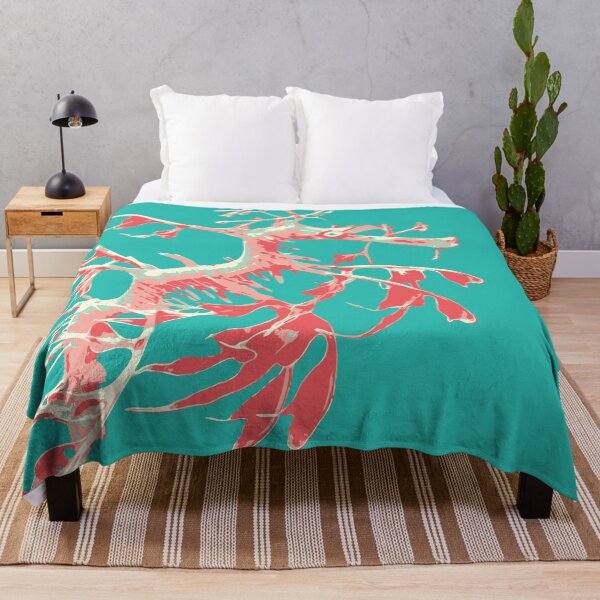 Item preview, Leafy Sea Dragon Australian marine animal orange blue designed and sold by blueidesign.