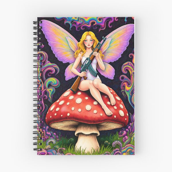 Artikelvorschau, Psychedelische Fee mit einer AK entworfen und verkauft von MultiTrinkets.