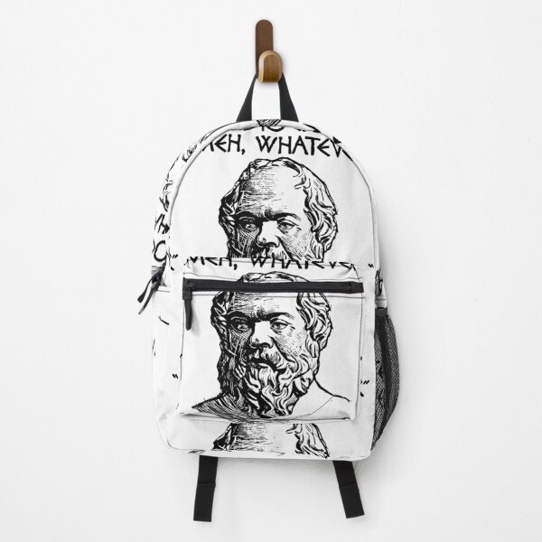 Item preview, Funny Nerdy Meh Whatever Mediocrates Philosopher Philosophy Teacher Black Text designed and sold by MathWare MathClips.