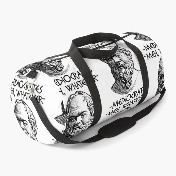 Item preview, Funny Nerdy Meh Whatever Mediocrates Philosopher Philosophy Teacher Black Text designed and sold by MathWare MathClips.