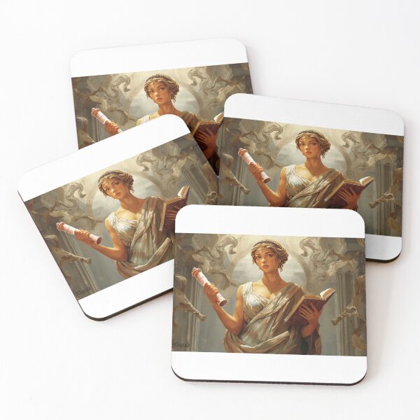Item preview, Clio – Muse of History | Greek Mythology Fantasy Art designed and sold by GreennieArt.
