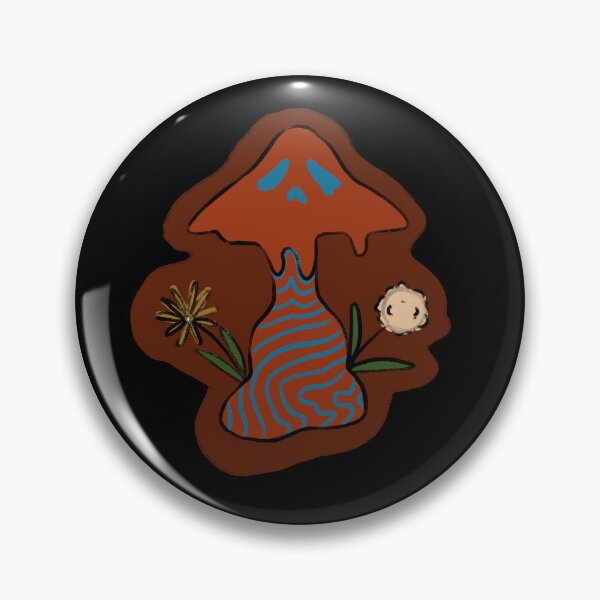 Item preview, Textured Orange Loopy Mushroom designed and sold by ZeldaMoo.