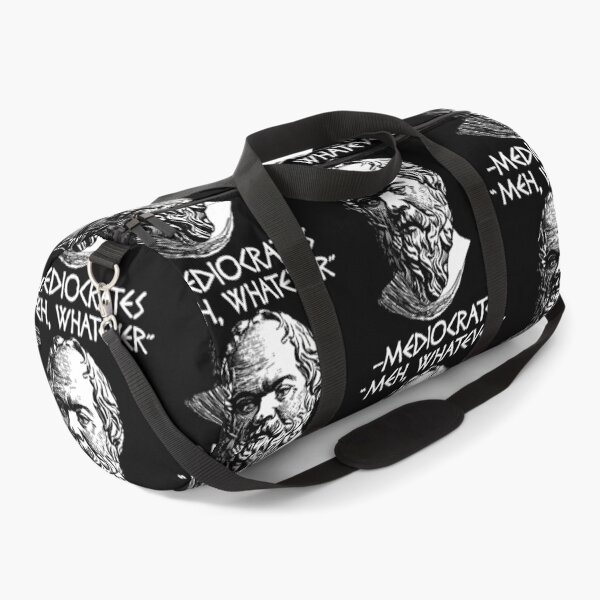 Item preview, Funny Nerdy Meh Whatever Mediocrates Philosopher Philosophy Teacher White Text designed and sold by MathWare MathClips.