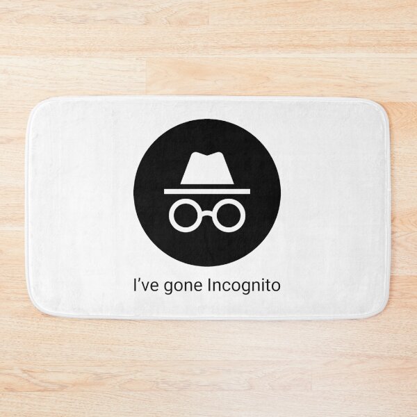Item preview, Funny Nerdy I've Gone Incognito Computer Geek Programmer Black Text designed and sold by MathWare MathClips.