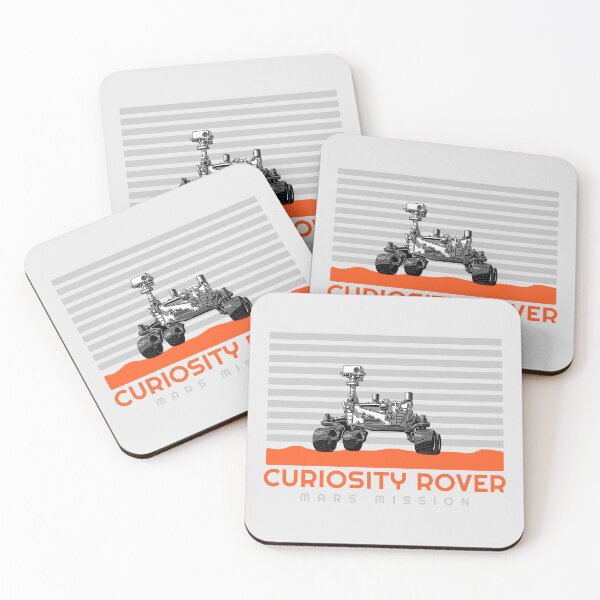 Item preview, Curiosity Rover Mars Mission Minimalist Modern Space Poster designed and sold by KiwiRider.