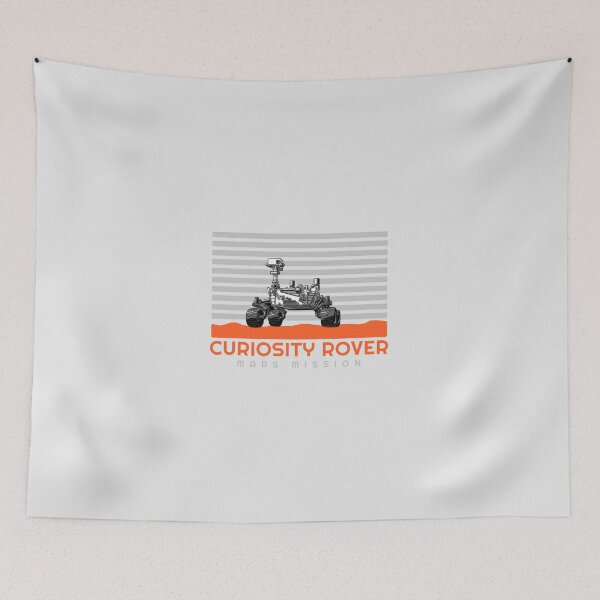 Item preview, Curiosity Rover Mars Mission Minimalist Modern Space Poster designed and sold by KiwiRider.
