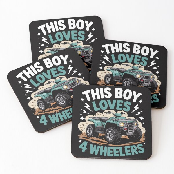 Item preview, This Boy Loves 4 Wheelers ATV Quad Bike Mud Riding designed and sold by berniceschm.