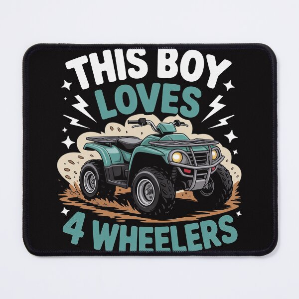 Item preview, This Boy Loves 4 Wheelers ATV Quad Bike Mud Riding designed and sold by berniceschm.
