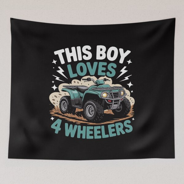 Item preview, This Boy Loves 4 Wheelers ATV Quad Bike Mud Riding designed and sold by berniceschm.