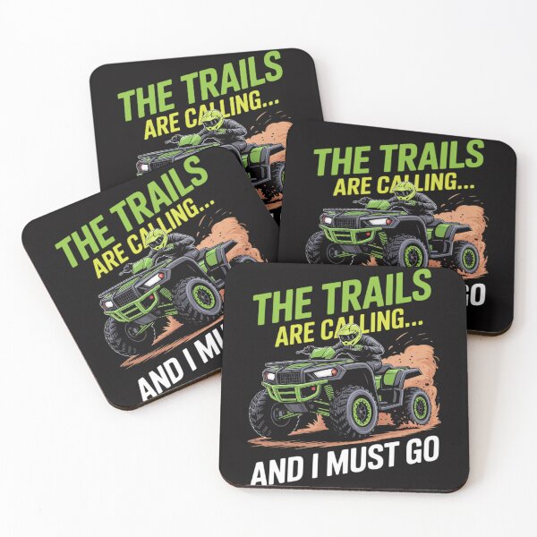 Item preview, The Trails are Calling and i must go ATV Quad Riding designed and sold by berniceschm.