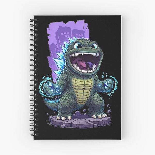 Item preview, Cute Chibi Godzilla Cartoon Character designed and sold by FLATVAC STICKER.