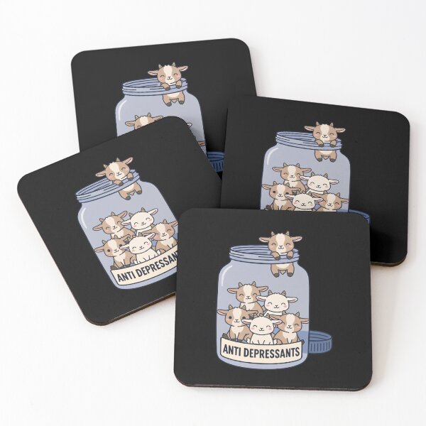 Item preview, Funny Goat Anti Depressant Jar Animal Lover Boys Girls Kids designed and sold by rafaeltto.