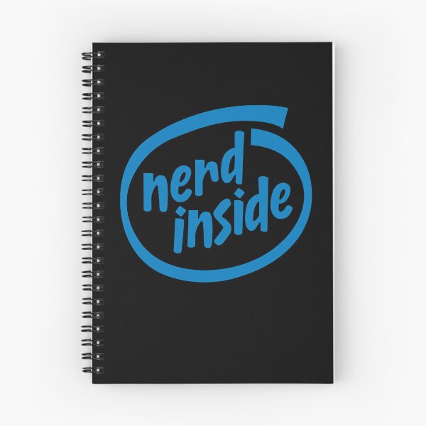 Item preview, Funny Nerdy Nerd Inside Computer Geek Programmer Blue Text designed and sold by MathWare MathClips.