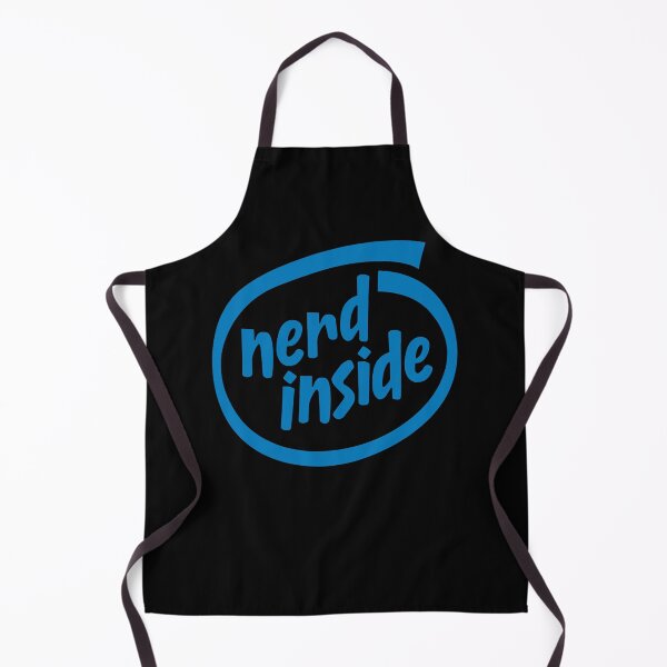Item preview, Funny Nerdy Nerd Inside Computer Geek Programmer Blue Text designed and sold by MathWare MathClips.