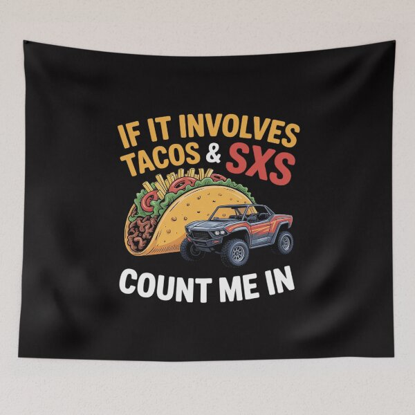 Item preview, Tacos & SxS Four Wheeler Quad Off-Roading UTV ATV Food Lover designed and sold by berniceschm.