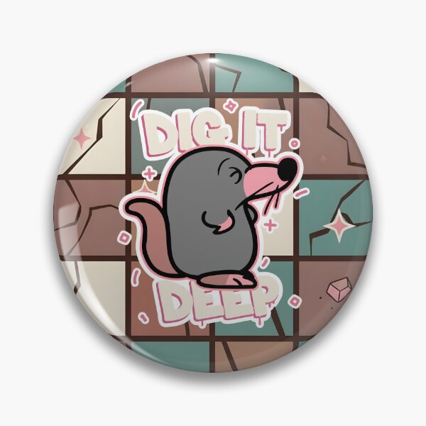 Item preview, mole dig it deep designed and sold by Taridesign.