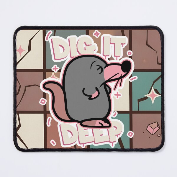 Item preview, mole dig it deep designed and sold by Taridesign.