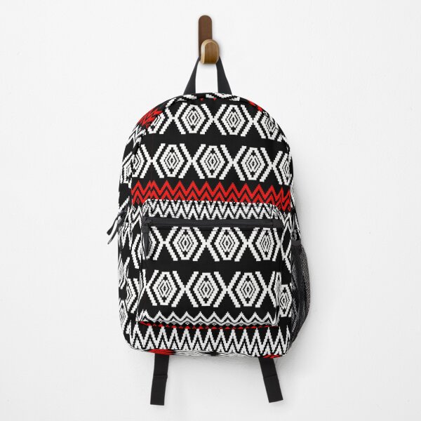Item preview, Ethnic style pattern - white on black designed and sold by Sukjai@Design.
