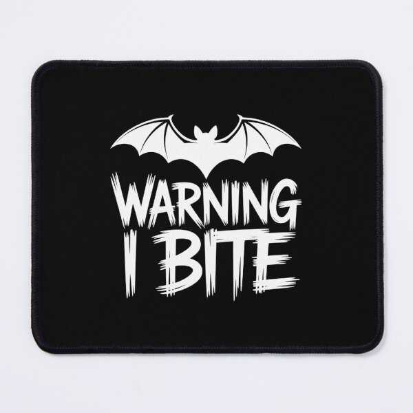 Item preview, Warning I Bite Halloween Spooky Bat designed and sold by skanderio.