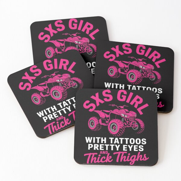 Item preview, SXS UTV Life Tattoos Pretty Eyes Thick Thighs designed and sold by berniceschm.