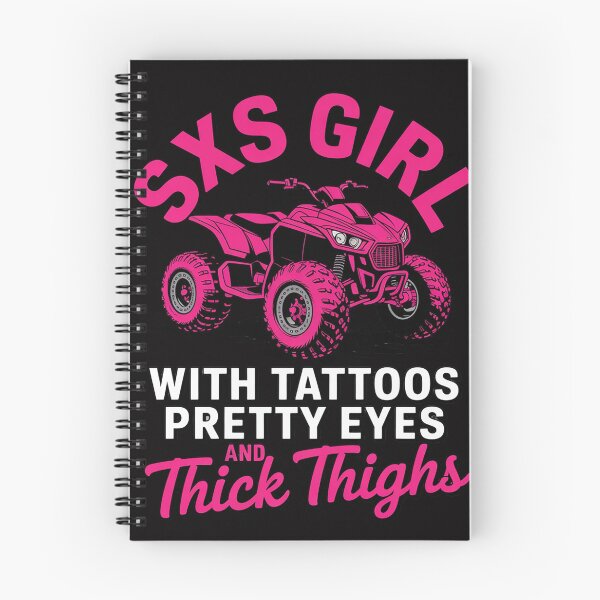 Item preview, SXS UTV Life Tattoos Pretty Eyes Thick Thighs designed and sold by berniceschm.