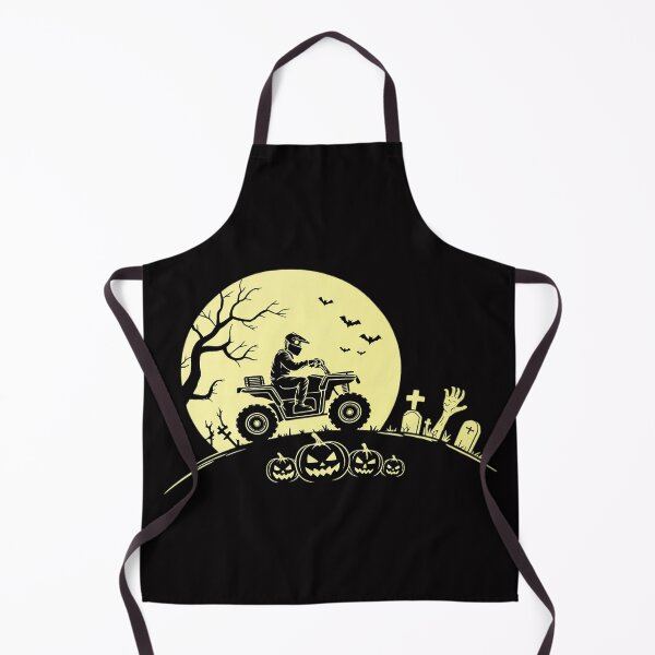 Item preview, Spooky Halloween ATV Riding Full Moon Quad Bike Four Wheeler designed and sold by berniceschm.
