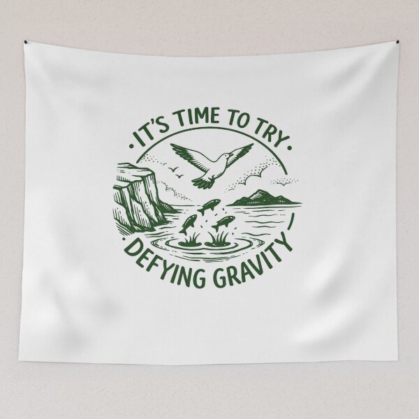 Item preview, It’s Time to Try Defying Gravity | Nature-Inspired Eco T-Shirt Design designed and sold by DailyDrivesct.