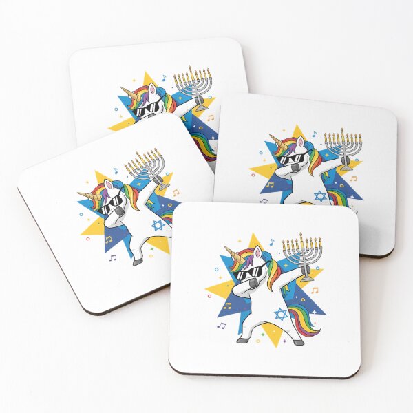 Item preview, Dabbing Unicorn Hanukkah designed and sold by Extruser84.