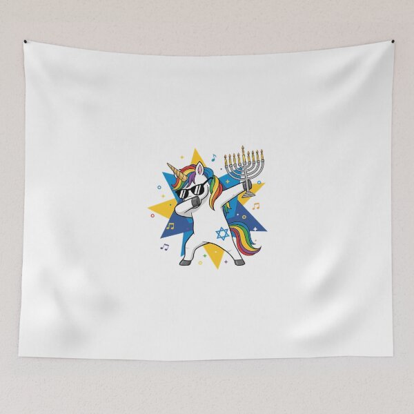 Item preview, Dabbing Unicorn Hanukkah designed and sold by Extruser84.