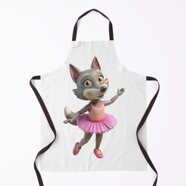 Item preview, Elegant Wolf Ballerina Dancing – Graceful Female Wolf Ballet Art Illustration designed and sold by Fashion Empire.