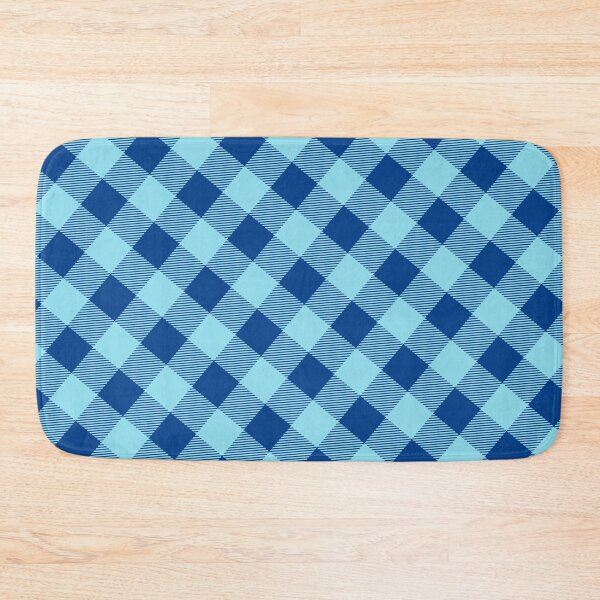 Item preview, Blue Checkered Plaid Gingham - Abstract Geometric Shape Pattern - Anniversary Gifts designed and sold by RoyalStarsPatts.